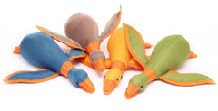 Multipet Dazzler Flying Dog Toy Duck Assorted, 1ea/13 in