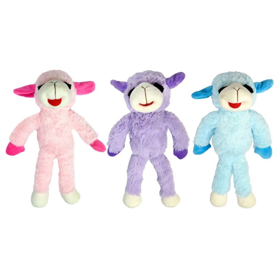 Multipet Pet Envy Floppy Lamb Chop Dog Toy Assorted, 1ea/7 in