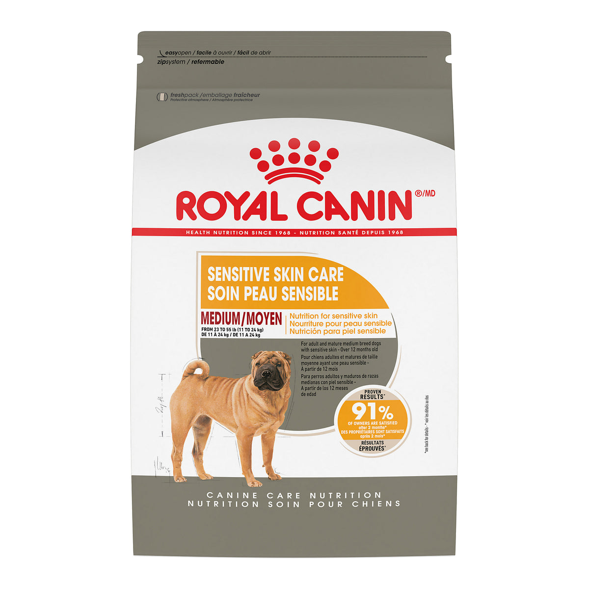 Royal Canin® Canine Care Nutrition™ Medium Sensitive Skin Care Dry Dog Food, 6 Lb