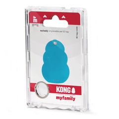 KONG Lightblue Aluminum Tag ID tag