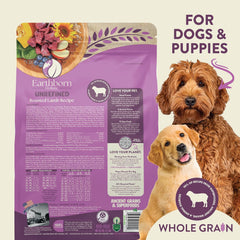 Earthborn Holistic Unrefined Roasted Lamb Recipe with Ancient Grains & Superfoods Dry Food for Dogs & Puppies