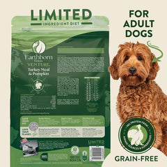 Earthborn Holistic Venture Turkey Meal & Pumpkin Limited Ingredient Diet Grain-Free Dry Food for Adult Dogs