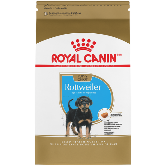 Royal Canin® Breed Health Nutrition® Rottweiler Puppy Dry Dog Food, 30 lb