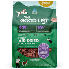Farmland Traditions The Good List Air-Dried Dog Food, Premium Lamb, Venison, & Bone Broth for Dogs, Protein Rich & Grain-Free Nutrition