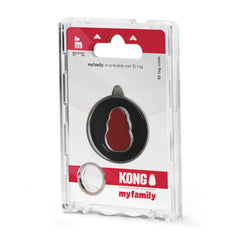 KONG Black Circle ID tag