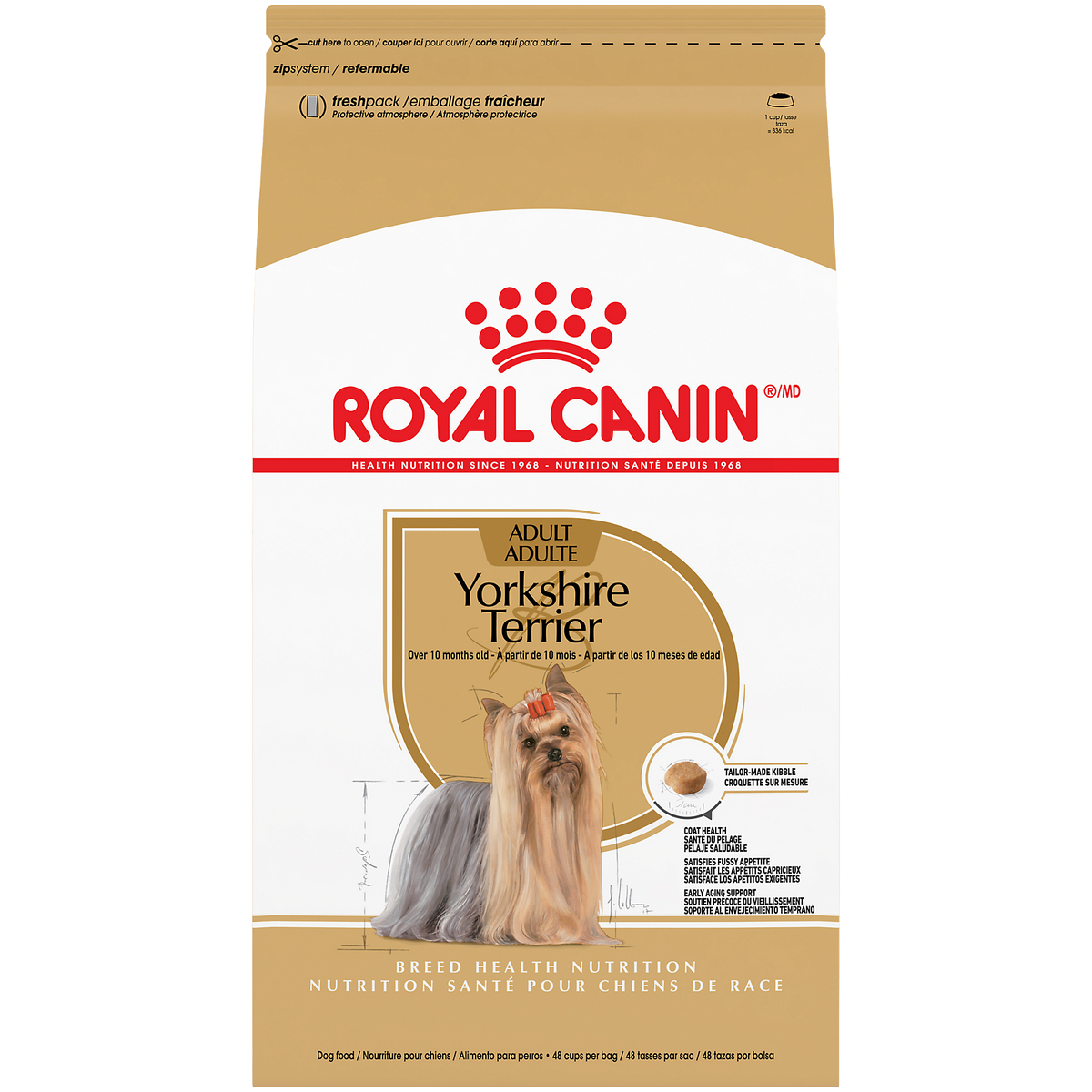 Royal Canin® Breed Health Nutrition® Yorkshire Terrier Adult Dry Dog Food, 10 lb