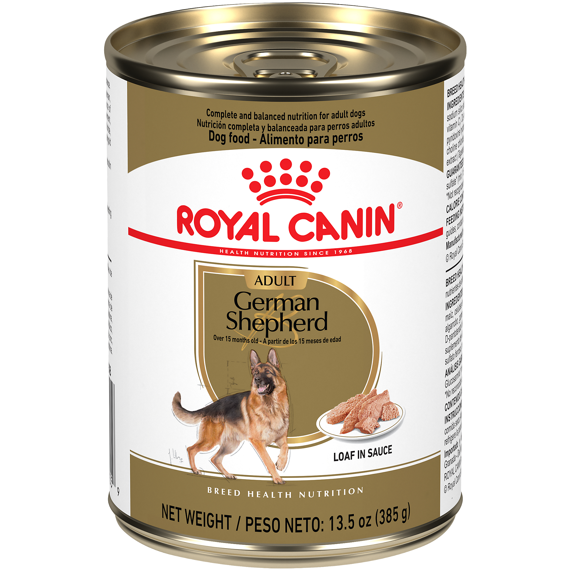 Royal Canin® Breed Health Nutrition® German Shepherd Adult Loaf in Sauce Dog Food, 13.5 oz