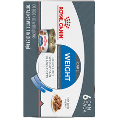 Royal Canin® Feline Care Nutrition™ Weight Care Thin Slices In Gravy Canned Cat Food, 3 oz, 6-Pack