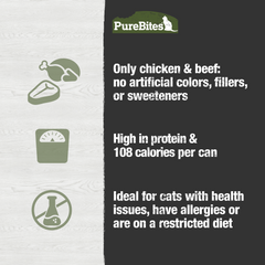 Cat Pates, Chicken & Beef, 71g | 2.5oz