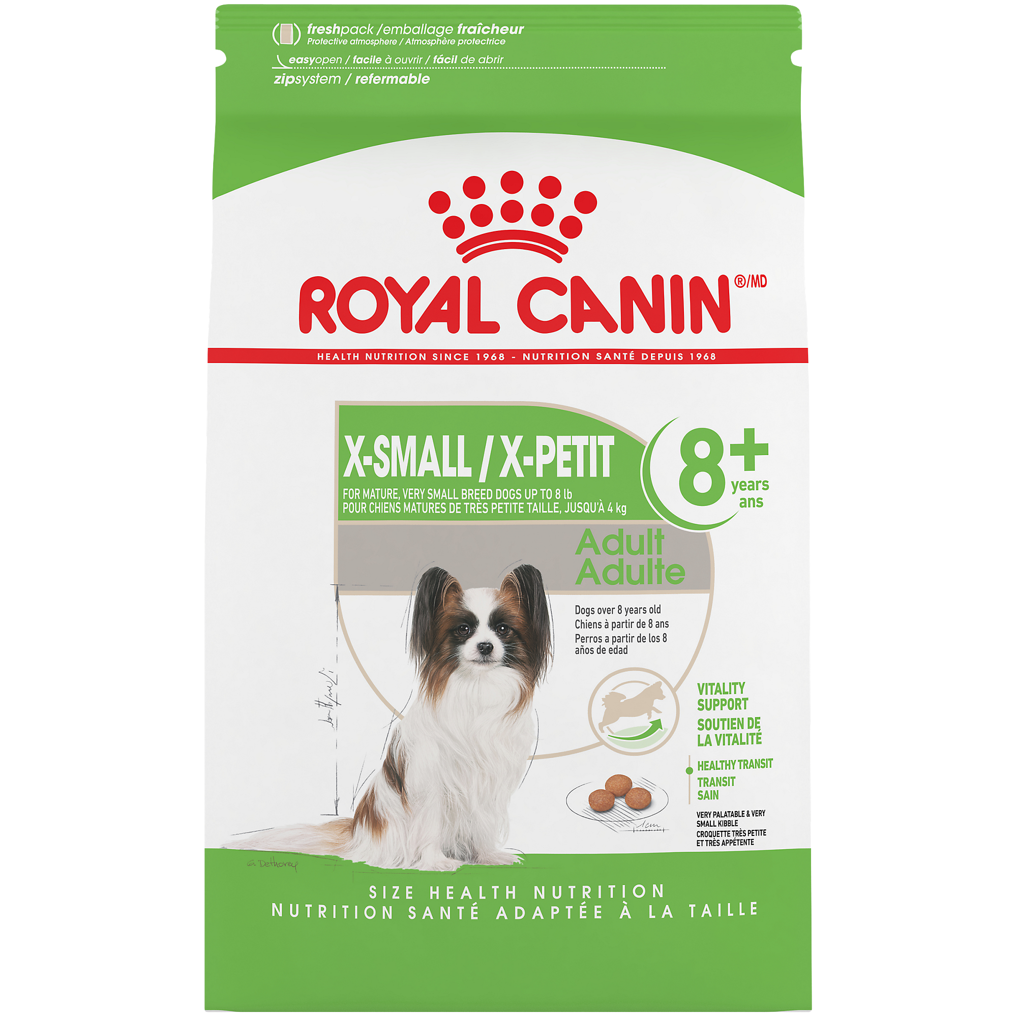 Royal Canin® Size Health Nutrition™ X-Small Adult 8+ Dry Dog Food, 2.5 Lb