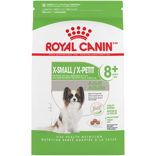 Royal Canin® Size Health Nutrition™ X-Small Adult 8+ Dry Dog Food, 2.5 Lb