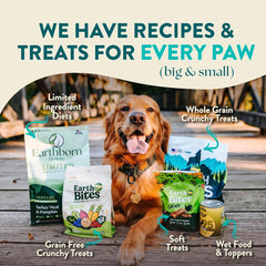 Earthborn Holistic Coastal Catch Herring Meal & Vegetables Grain-Free Sensitive Skin & Stomach Dry Food for Dogs and Puppies