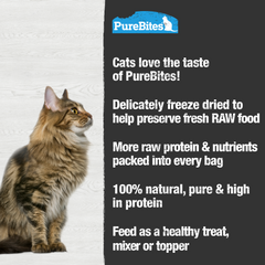 Freeze Dried Cat Treats, Tuna, 25g | 0.88oz,  Value size PDQ