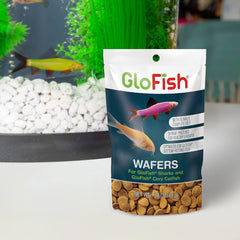 Tetra GloFish Wafers for GloFish Sharks and GloFish Cory Catfish, 1.58 Oz., Bottom-Feeding Fish Food