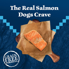 Blue Buffalo Wilderness Adult High-Protein Dry Dog Food with Real Salmon, Grain-Free, Made in the USA with Natural Ingredients, Salmon