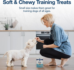 Blue Buffalo Bits Soft Dog Treats for Training, Made With Natural Ingredients & Enhanced with DHA, Turkey Recipe