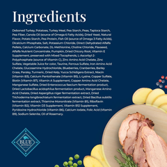 Blue Buffalo Basics Grain-Free Adult Dry Dog Food, Skin & Stomach Care, Limited Ingredient Diet for Dogs, Turkey Recipe