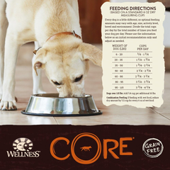 Wellness CORE Natural Reduced Fat Grain Free Dry Dog Food, Turkey & Chicken