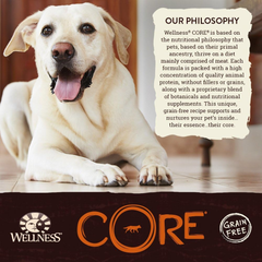 Wellness CORE Natural Reduced Fat Grain Free Dry Dog Food, Turkey & Chicken