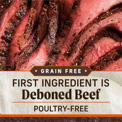 Merrick Premium Grain Free Dry Adult Dog Food, Wholesome And Natural Kibble, Real Texas Beef And Sweet Potato