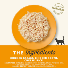 Applaws Chicken with Cheese Can Cat 24 / 2.47 oz