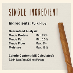 Cadet Gourmet Pork Hide Rolls 10 in.