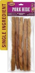 Cadet Gourmet Pork Hide Rolls 10 in.