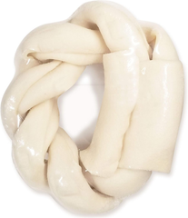 Cadet Premium Grade Beef Hide for Dogs, Long Lasting Rawhide Donut Bone, Single Ingredient Dog Chews, 5 Inch