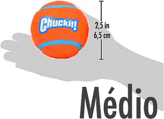 Chuckit! Dog Tennis Ball Dog Toy, for dogs 20-60 lbs, Pack of 4