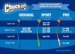 Chuckit Gen 1 Fetch Pack Dog Balls - Interactive Dog Toys, High-Bounce Fetch Ball, Floating Ultra and Rugged Balls, Durable