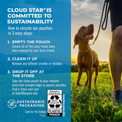 Cloud Star Dynamo Dog Soft Chews Hip & Joint Grain Free Dog Treats, Bacon & Cheese