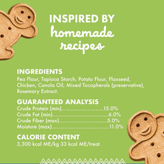 Buddy Biscuits Grain-Free Crunchy Dog Treats Made with Natural Roasted Chicken