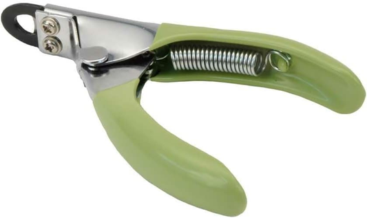 Coastal Pet - Safari Guillotine Dog Nail Trimmer - Double-Bladed Guillotine Style Dog Nail Trimmers - Owner-Friendly Vinyl Grip - for Small to Medium Dogs