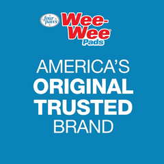 Four Paws Wee-Wee Superior Performance Pee Pads for Dogs with Runoff Barrier Edge Guard Protection, Puppy & Dog Potty Training Pads, Housebreaking Supplies