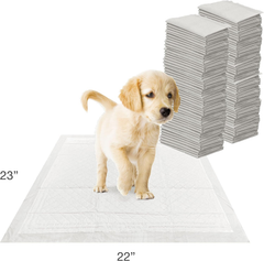 Four Paws Wee-Wee Super Absorbent Unscented Pee Pads for Dogs & Puppies with Insta-Rise Border, Leak-Proof Dog Housebreaking Potty Training Floor Protection