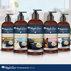 Four Paws Magic Coat Professional Series Nourishing Oatmeal 2 in 1 Dog Shampoo and Conditioner