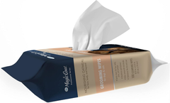 Four Paws Magic Coat Professional Series Nourishing Oatmeal Cat and Dog Grooming Wipes - Fresh Peach Scent