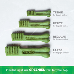 Greenies Puppy 6+ Months Regular Natural Dog Dental Care Dog Treats
