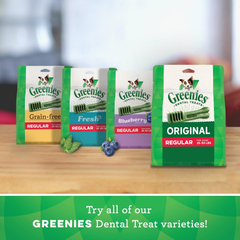 Greenies Puppy 6+ Months Regular Natural Dog Dental Care Dog Treats