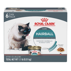 Royal Canin® Feline Care Nutrition™ Hairball Care Thin Slices In Gravy Canned Cat Food, 3 oz, 6-Pack