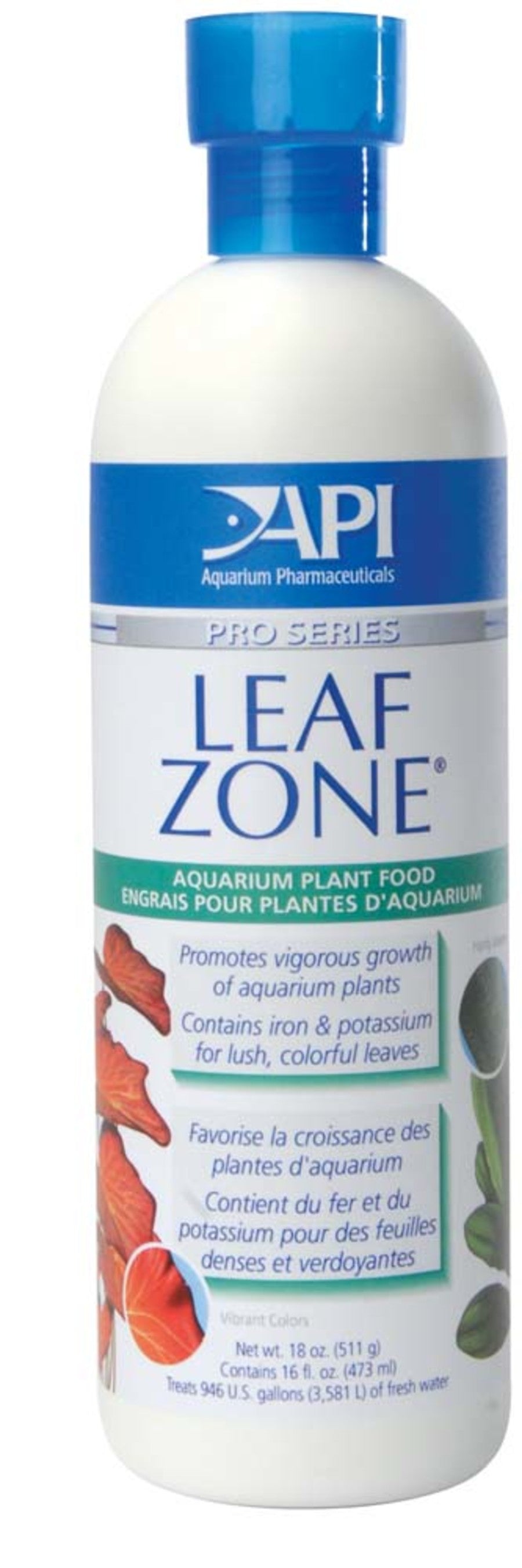 API LEAF ZONE Freshwater Aquarium Plant Fertilizer 8-Ounce Bottle