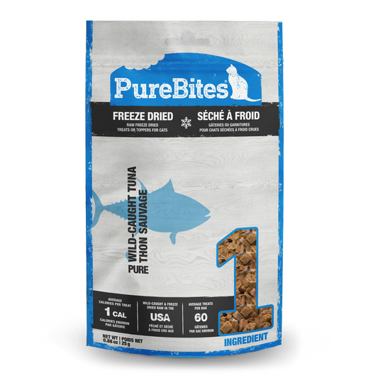 Freeze Dried Cat Treats, Tuna, 25g | 0.88oz,  Value size PDQ