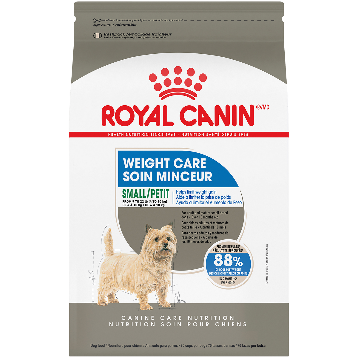 Royal Canin Small Weight Care Adult Dry Dog Food for Small Breeds, 13 lb bag