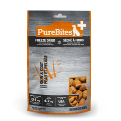 PureBites+ Dog Treats, Skin & Coat, 85g | 3.0oz, Mid Size