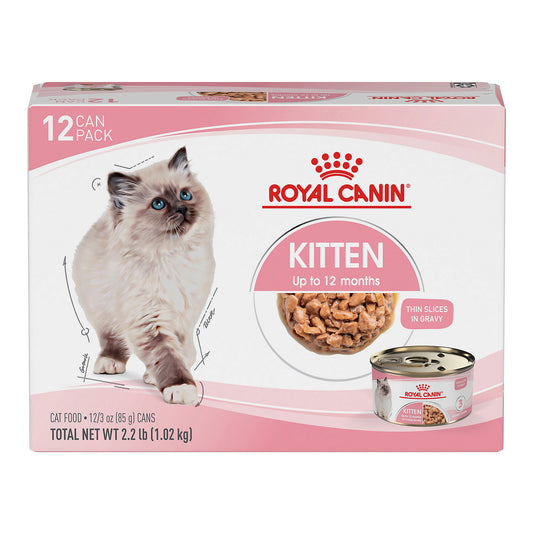 Royal Canin® Feline Health Nutrition™ Kitten Thin Slices In Gravy Canned Cat Food, 3 oz, 12-Pack