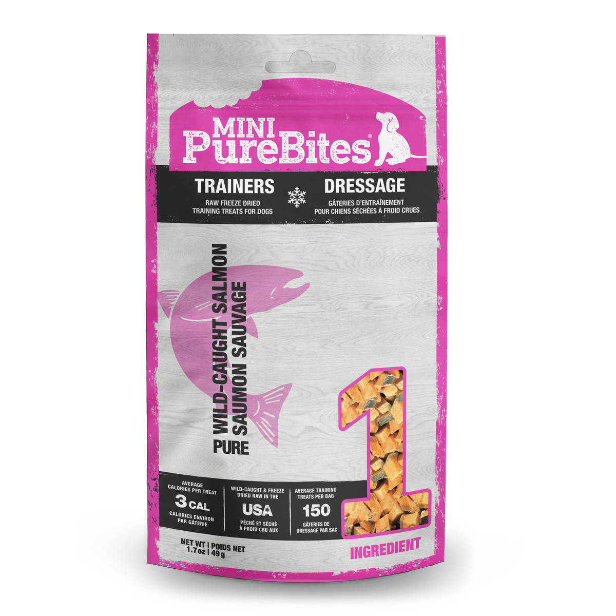 Mini-PureBites, Salmon, 49g | 1.7oz