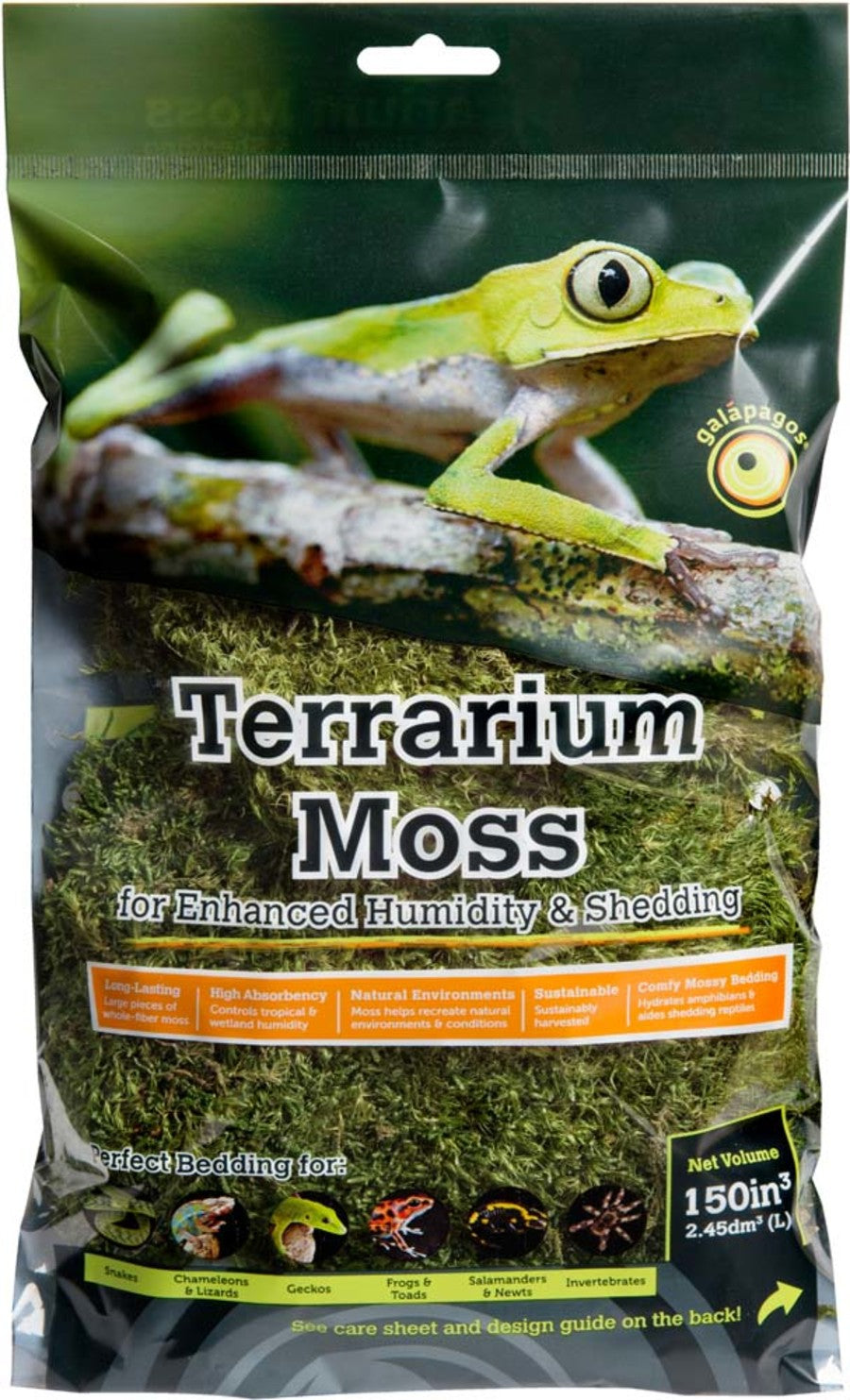 Galápagos Pillow Moss, Fresh Green, Header Bag