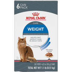 Royal Canin® Feline Care Nutrition™ Weight Care Thin Slices In Gravy Canned Cat Food, 3 oz, 6-Pack