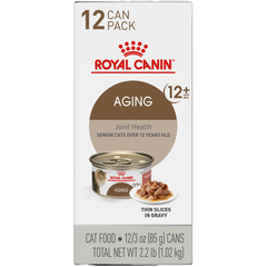 Royal Canin® Feline Health Nutrition™ Aging 12+ Thin Slices In Gravy Canned Cat Food, 3 oz, 12-Pack