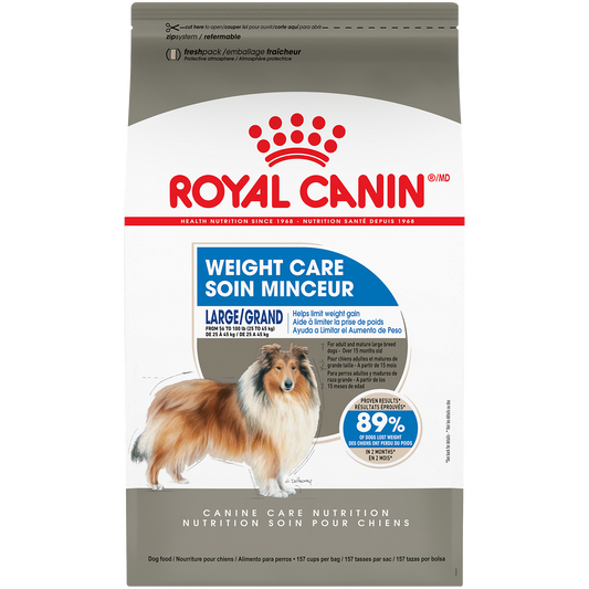 Royal Canin Large Weight Care Adult Dry Dog Food for Large Breeds, 30 lb bag